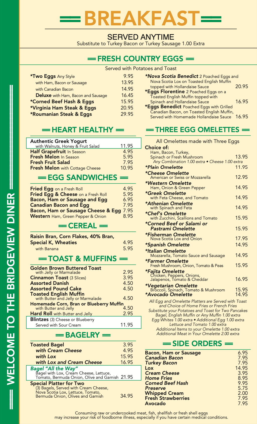 The New Bridgeview Diner