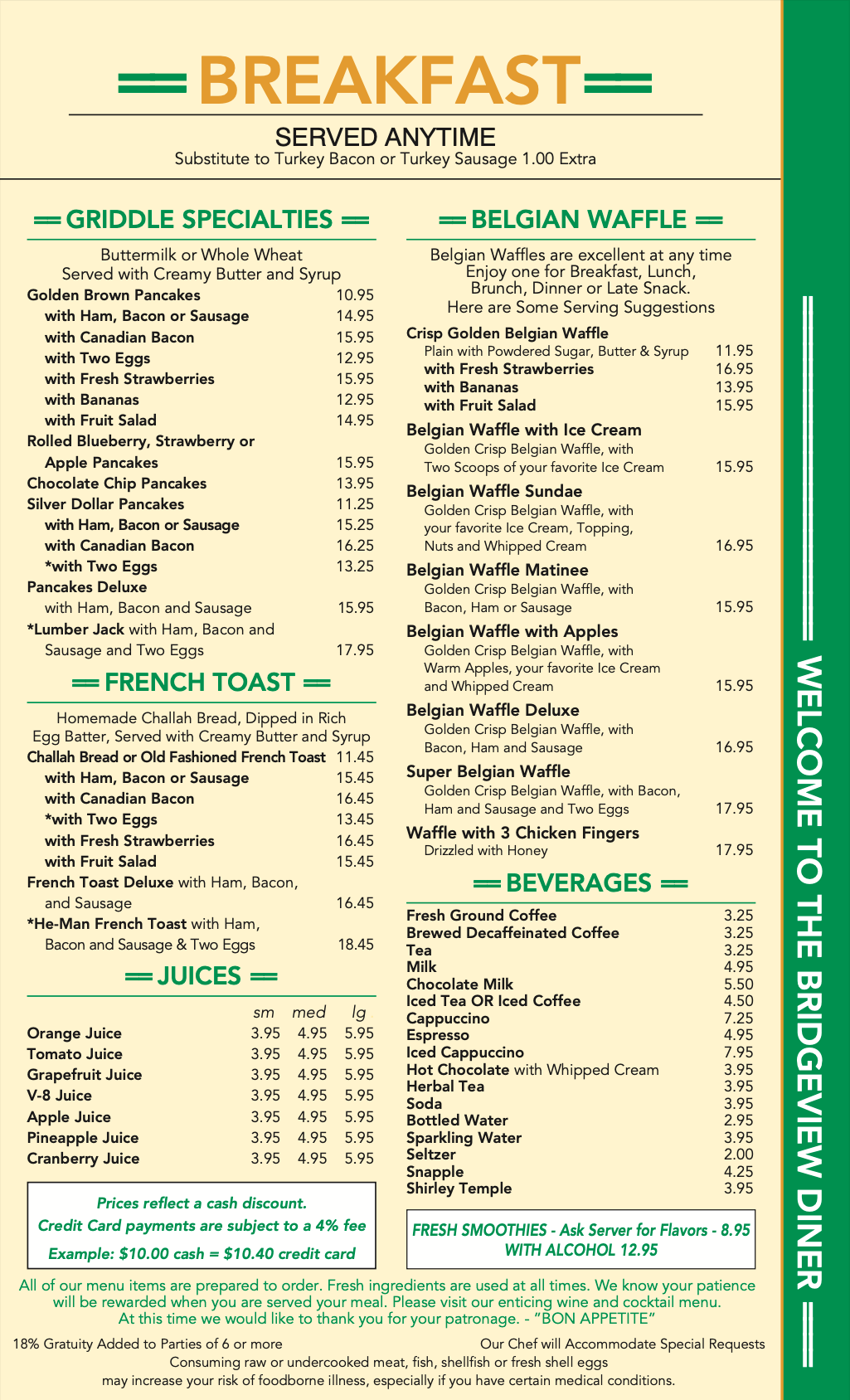 The New Bridgeview Diner