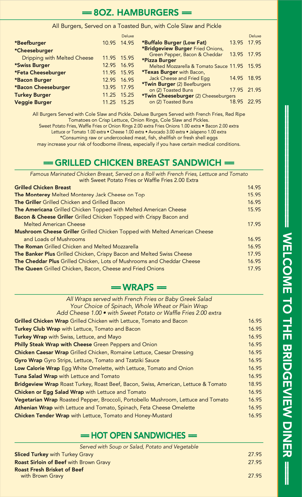 The New Bridgeview Diner