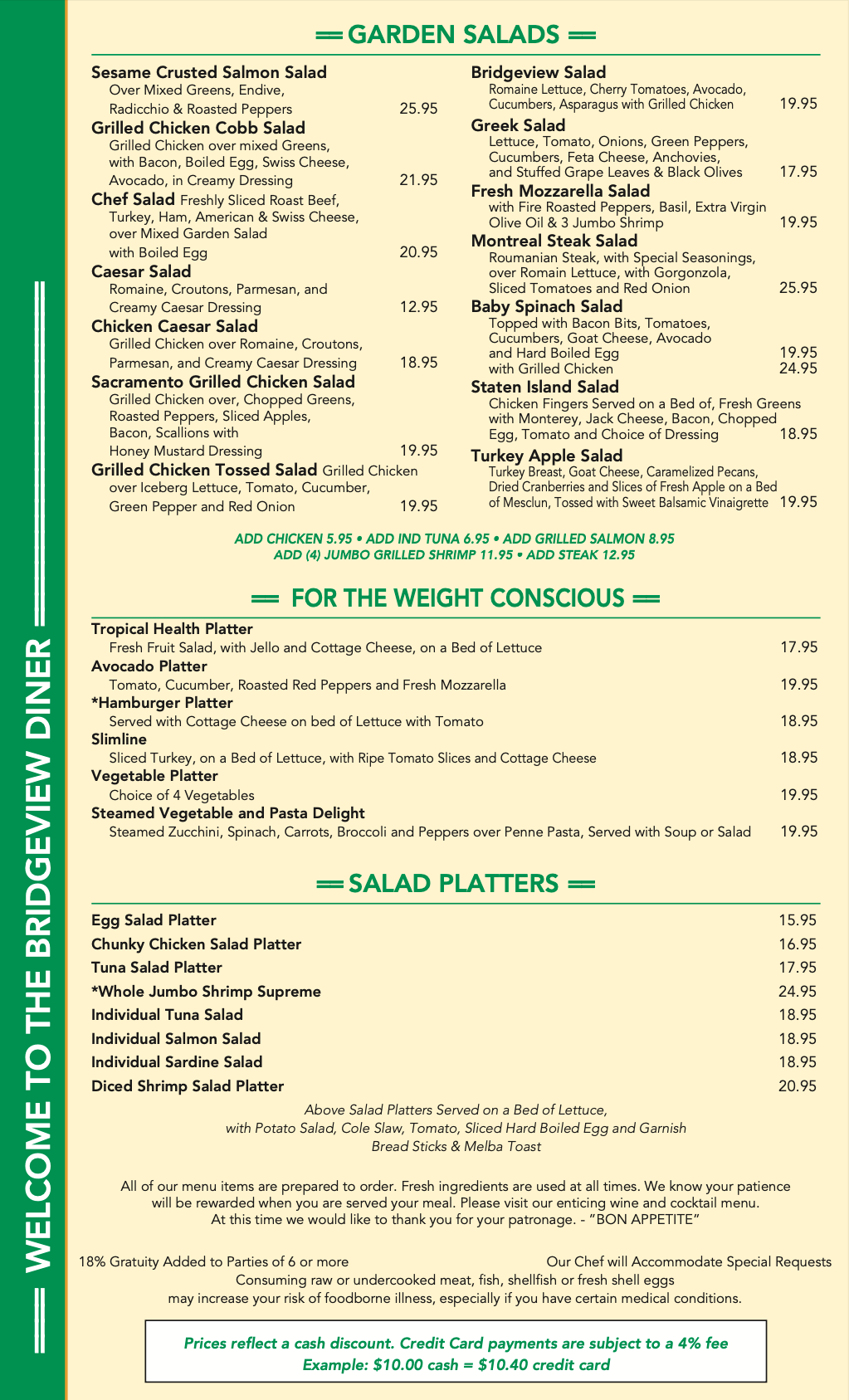The New Bridgeview Diner