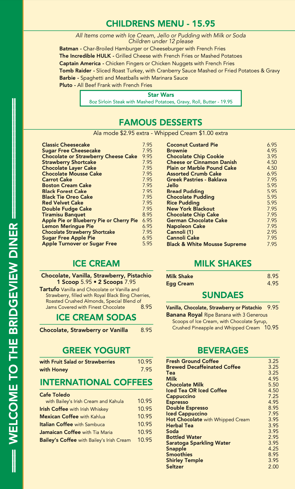 The New Bridgeview Diner