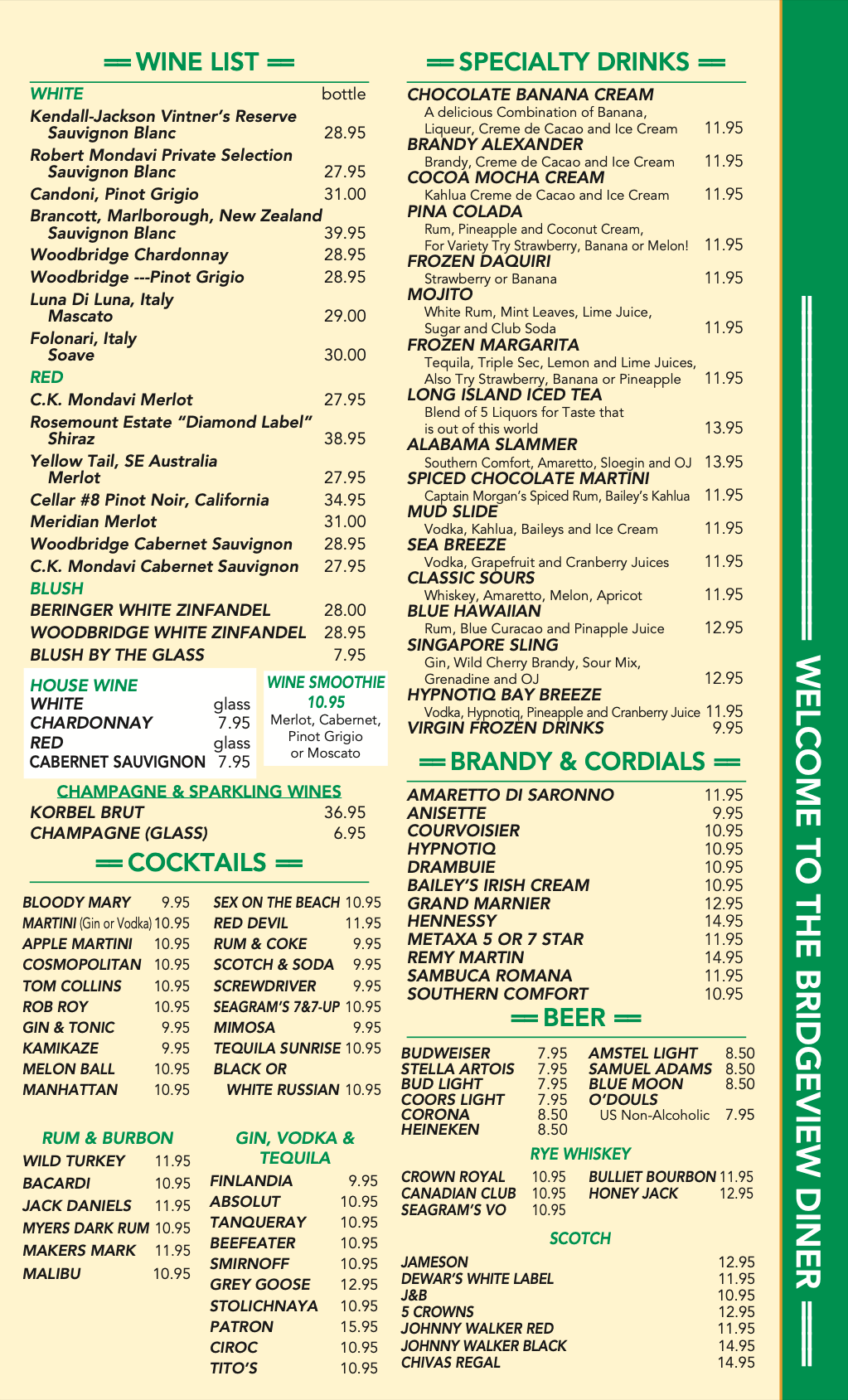 The New Bridgeview Diner