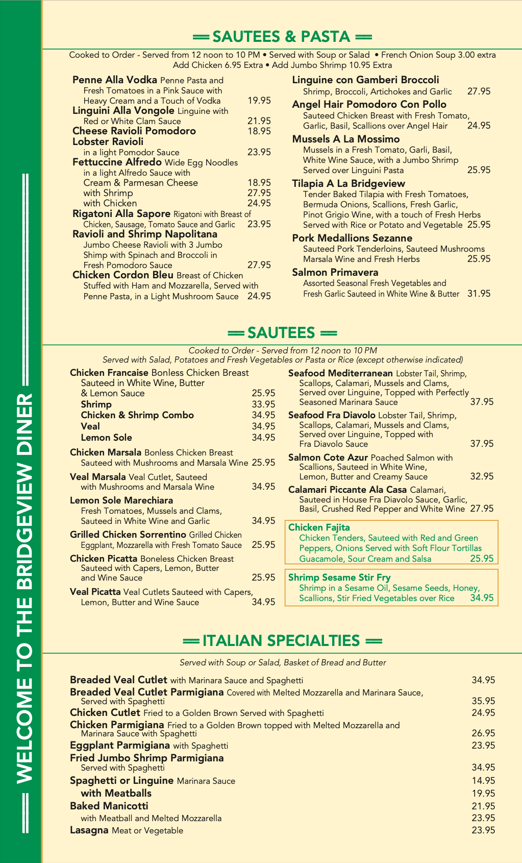 The New Bridgeview Diner