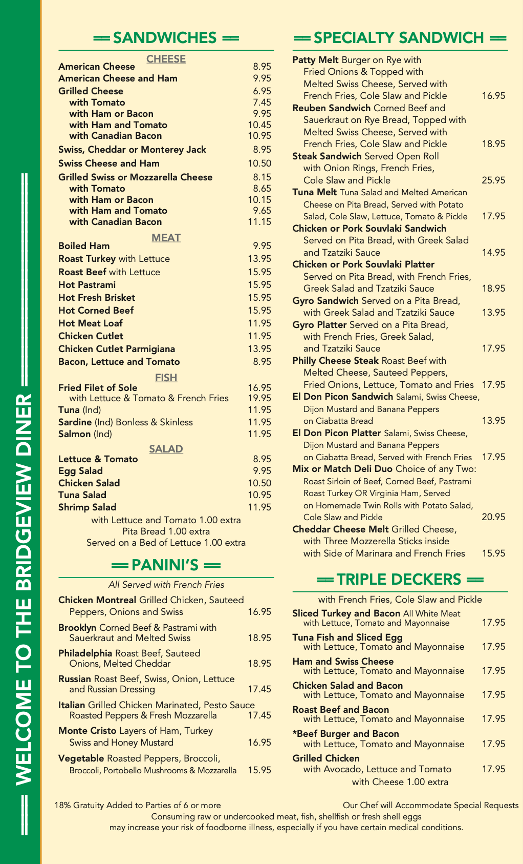 The New Bridgeview Diner